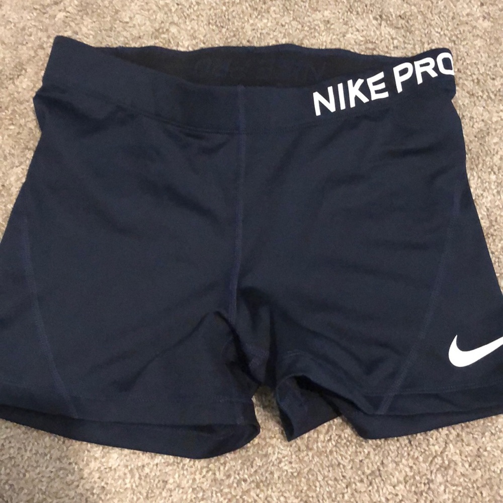 navy blue nike pros